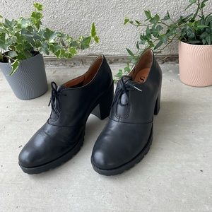 Black (Vegan) Leather Ankle Boots